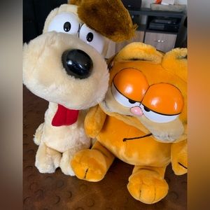 Garfield Odie Medium Large Plush Dakin Collectors 13" Vintage 1981